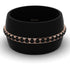 Men's Black Diamond Studded Wedding Band - Anthony No. 5